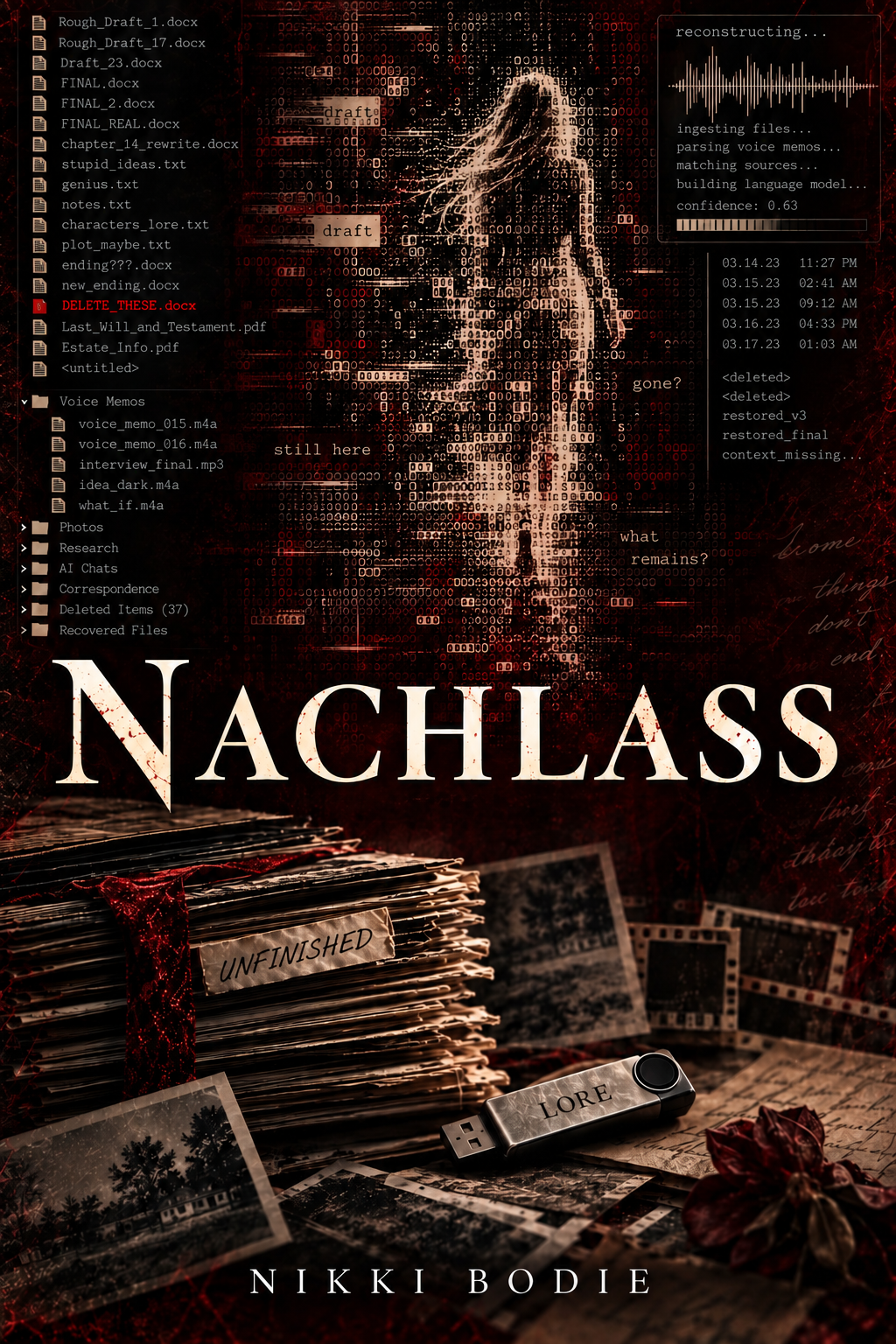 Cover of NACHLASS by Nikki Bodie